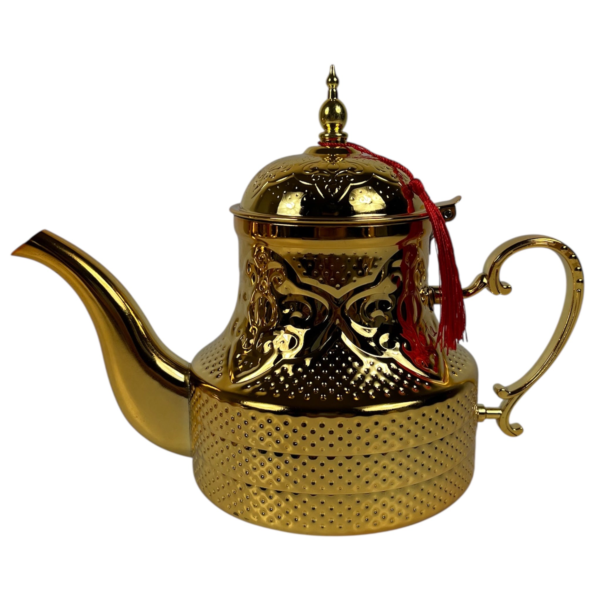 Théière Harim Sultan en Inox Dorée