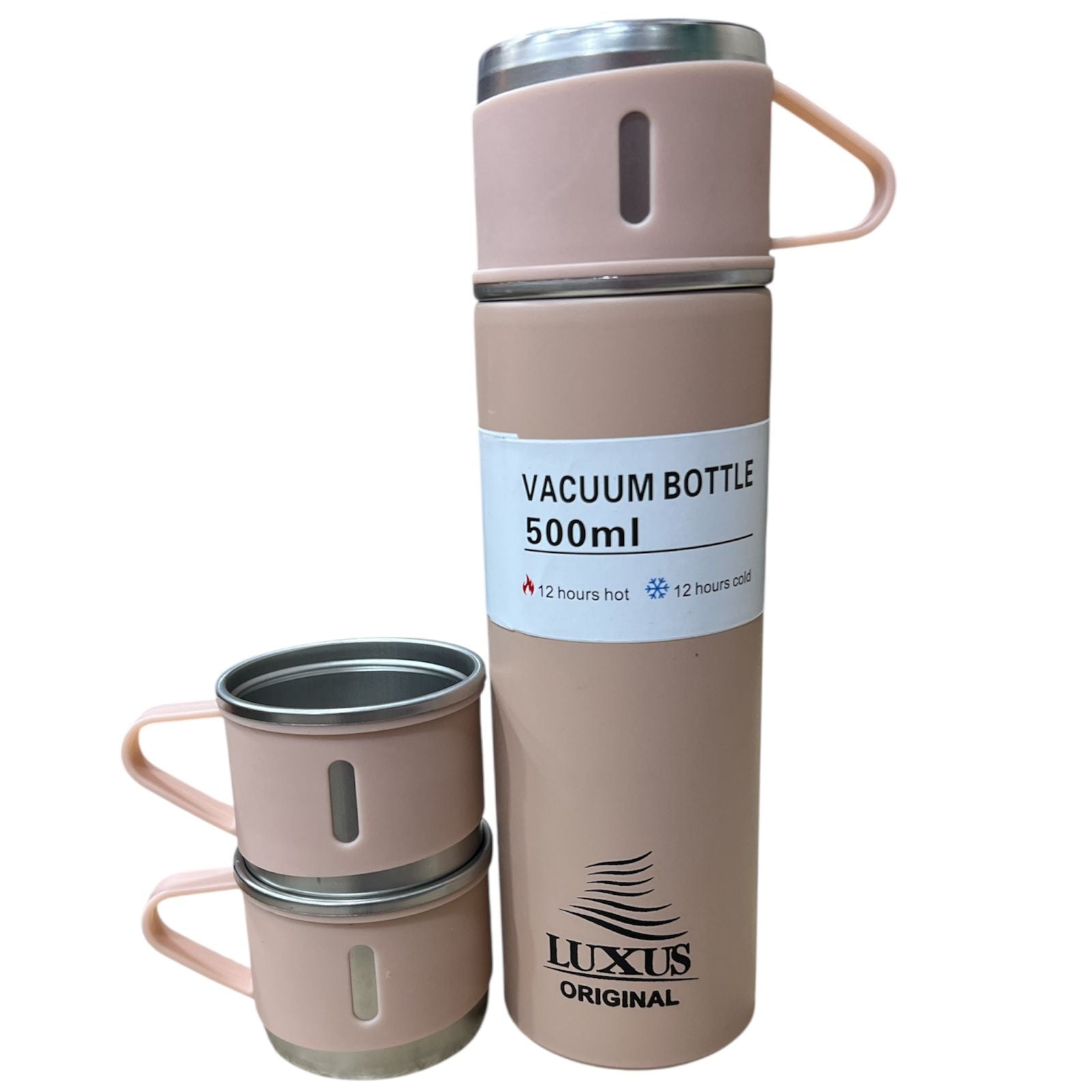 Thermos avec 3 Tasses en Inox