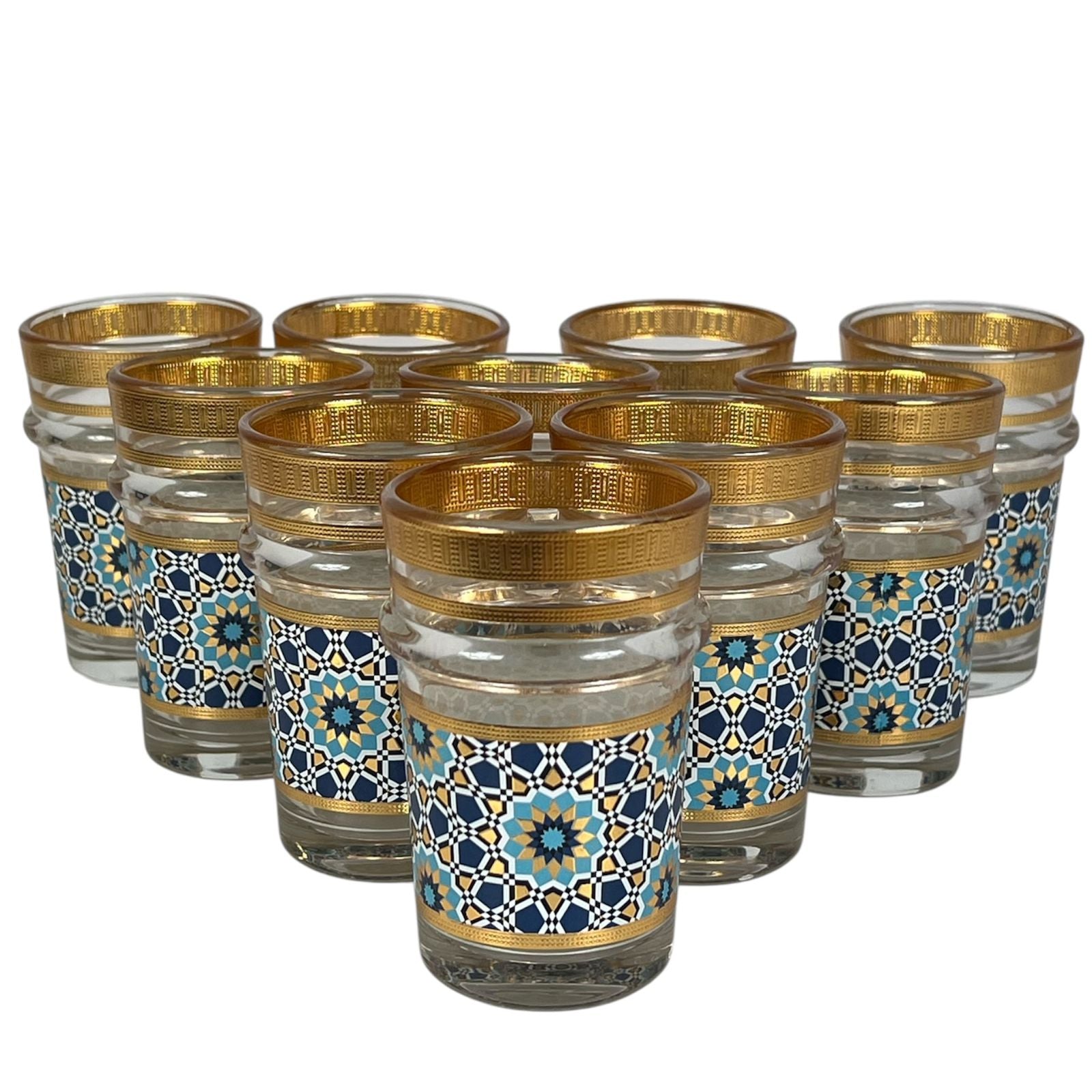 12 Verres à thé Zellija A1